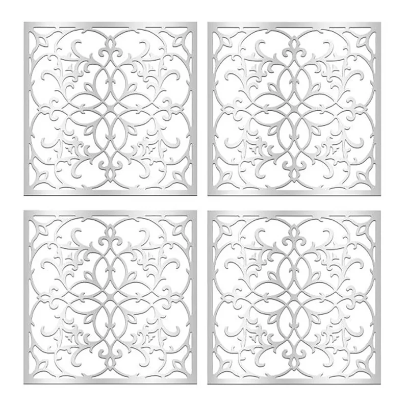 تایل سقفی مدل ارتمیس کد 10 سایز 60x60 سانتی متر مجموعه 4 عددی