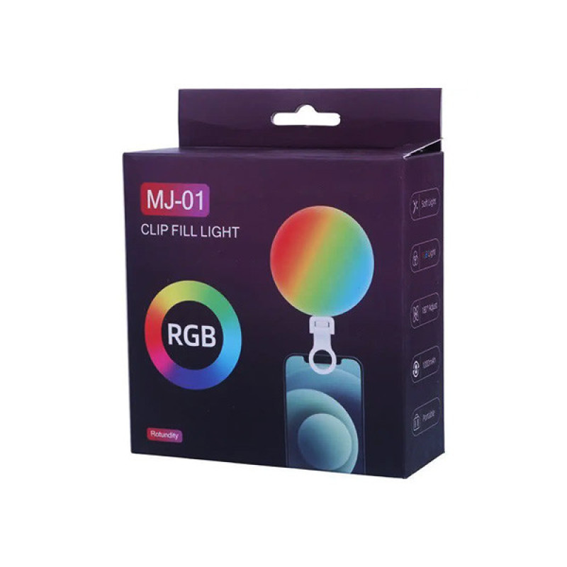 نور ثابت ال ای دی مدل MJ-01 RGB