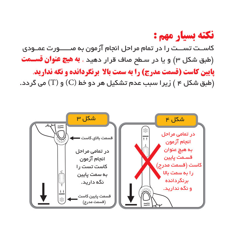 تست بارداری روژان مدل میداِستریم خودکاری 99.9%
