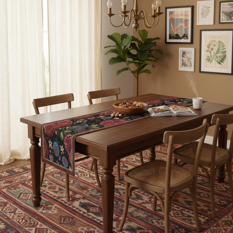 رانر ریحانلوکس مدل انار یلدا RH126 سایز 145x45 سانتی‌متر
