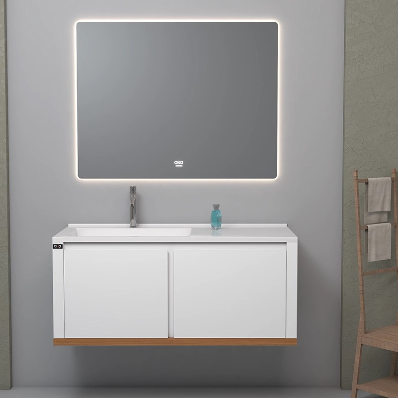 ست کابینت و روشویی آلکا مدل 5010 به همراه آینه بک لایت