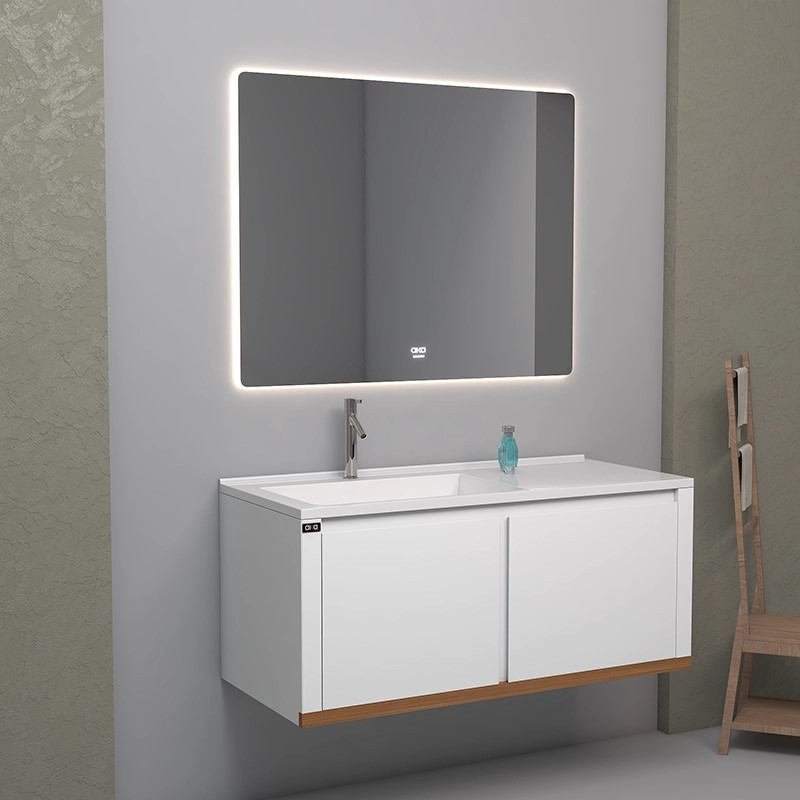 ست کابینت و روشویی آلکا مدل 5010 به همراه آینه بک لایت