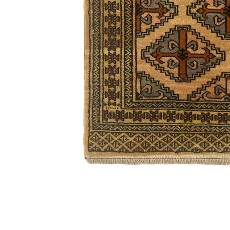 فرش دستباف نیم متری مدل ترکمن کد Nkpstp2
