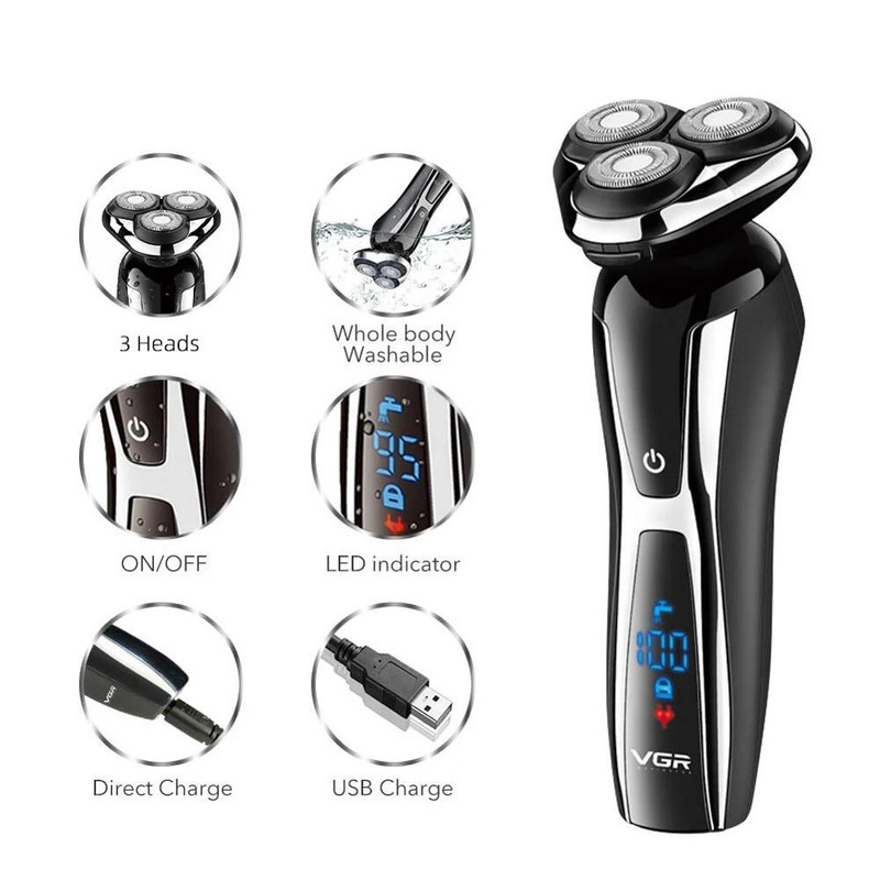 ماشین اصلاح موی صورت وی جی ار مدل V-309