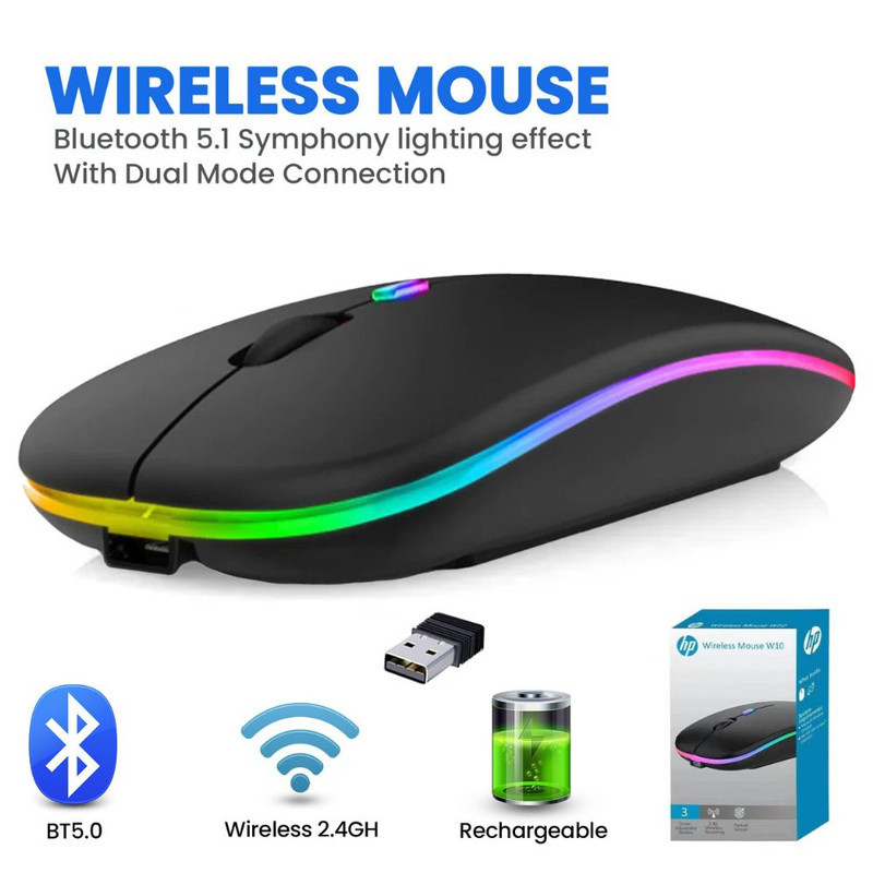 ماوس بی سیم گیمینگ مدل SILENT-W10