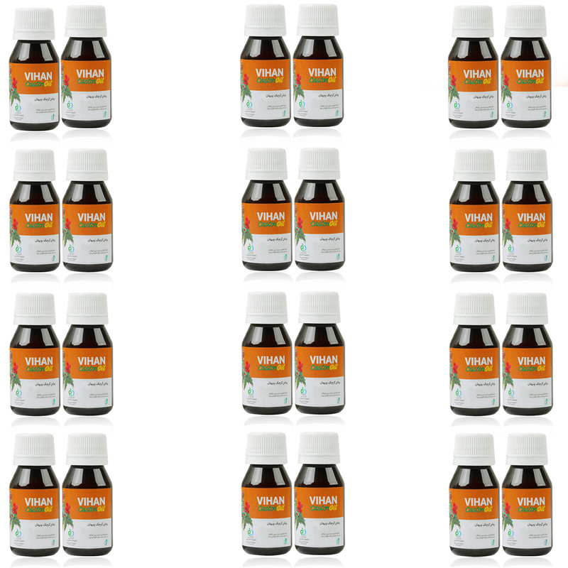 روغن کرچک ویهان کد Castor24 حجم 40 میلی لیتر مجموعه 24 عددی