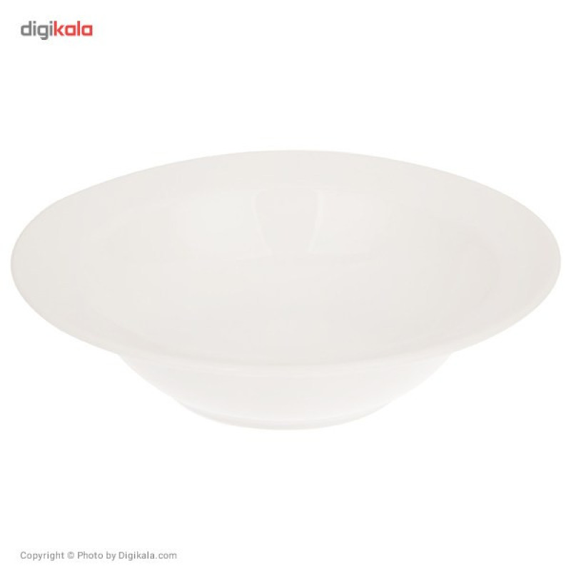 سرویس غذاخوری 102 پارچه چینی زرین ایران سری ایتالیا اف مدل White درجه عالی