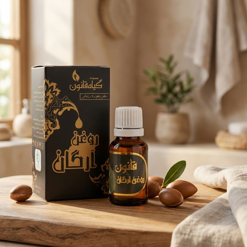 روغن آرگان گیاه قانون حجم 18 میلی‌لیتر رفع چین و چروک، آبرسان پوست، مناسب انواع پوست خشک و چرب و حساس