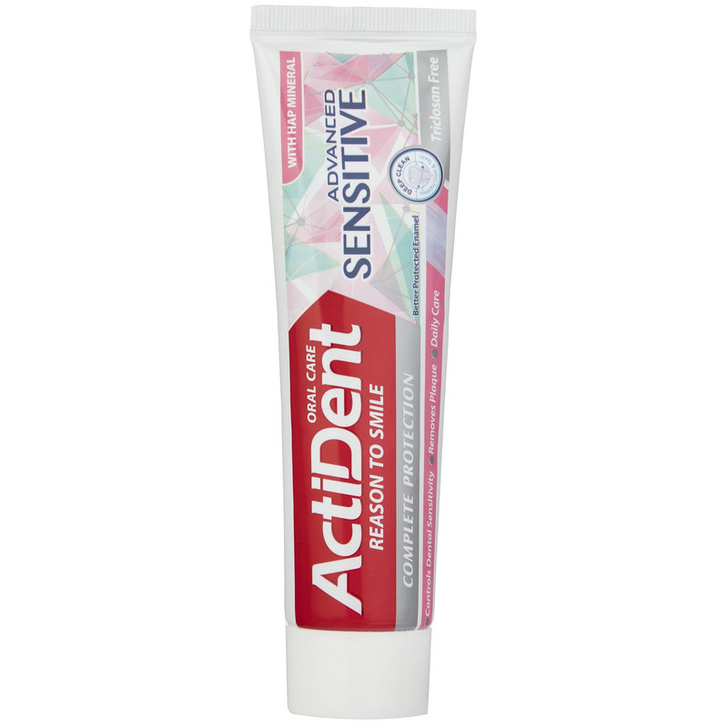 خمیر دندان اکتیدنت مدل SENSITIVE وزن 130 گرم بسته 2 عددی