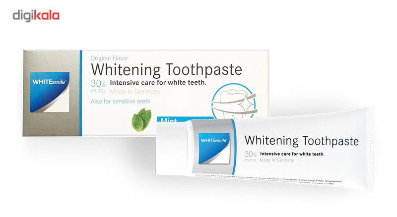 خمیر دندان سفید کننده وایت اسمایل مدل Whitening حجم 75میلی لیتر