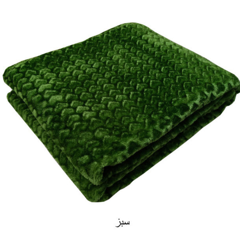 پتو یک نفره گلبافت مدل قلبی  سایز 200x150 سانتی‌متر