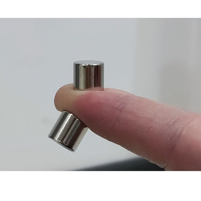 آهن ربا مدل نئودیمیوم استوانه D10x10mm بسته 2 عددی