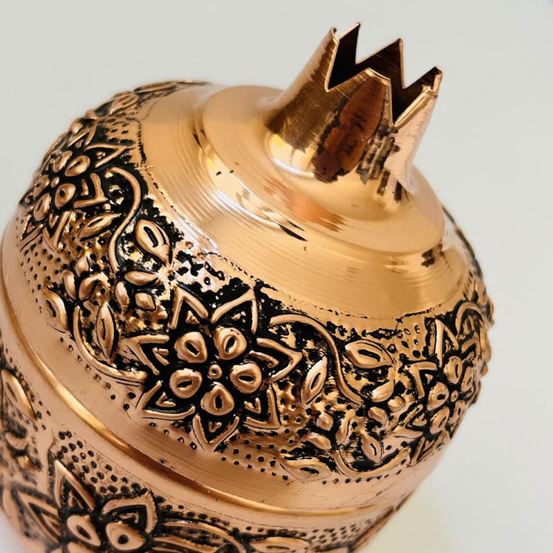 قندان مسی مدل انار کد ZH416
