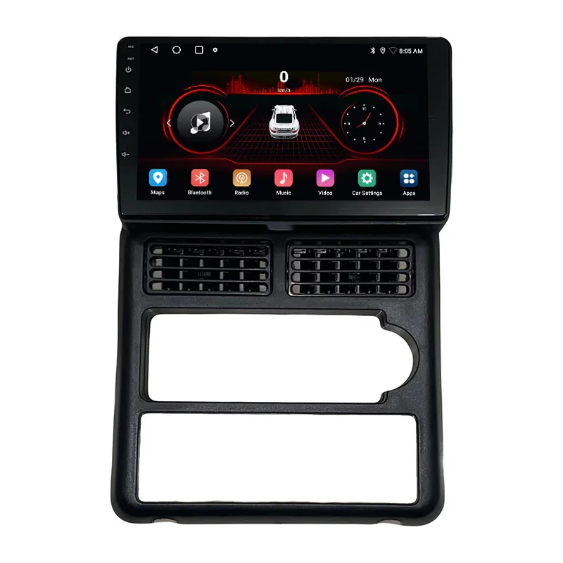 پخش کننده تصویری خودرو کاروین مدل V800 pro مناسب برای پراید صبا