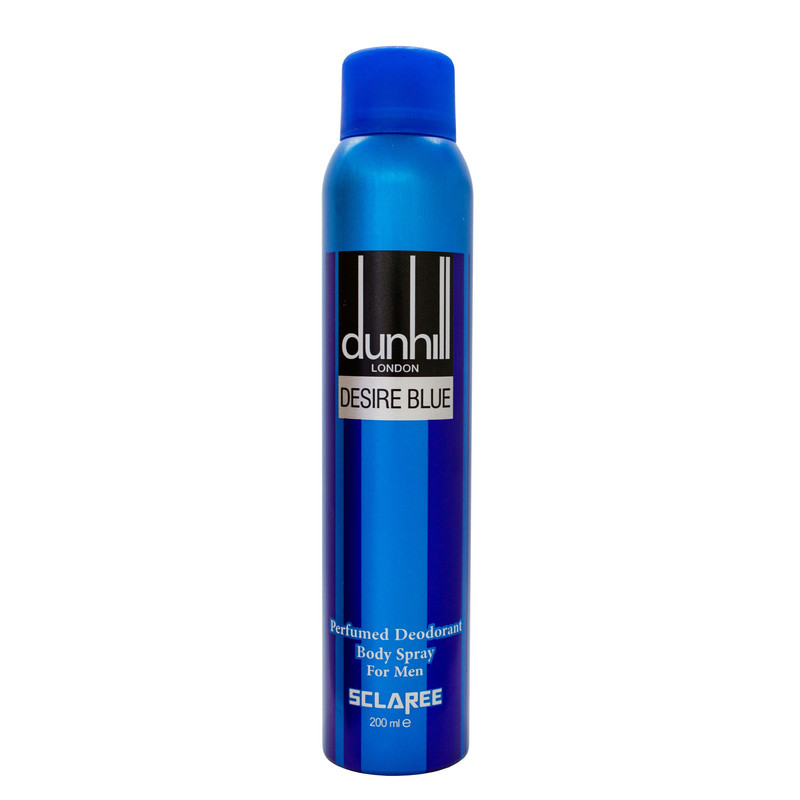 اسپری بدن مردانه اسکلاره مدل Dunhill Desire Blue حجم 200 میلی لیتر