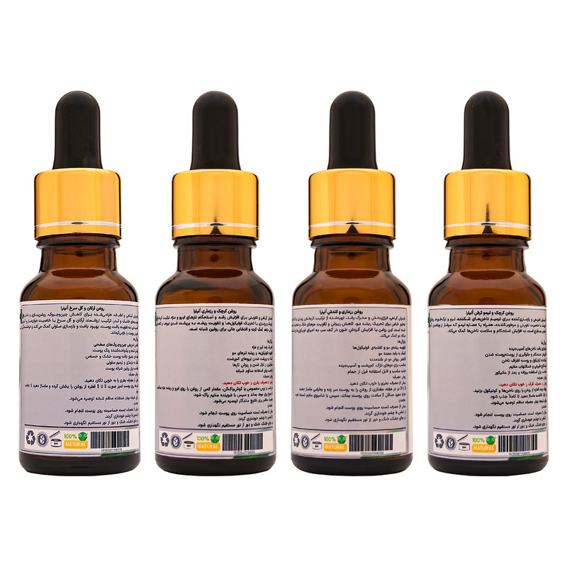 روغن چهارگانه تقویت و مراقبت کامل ازپوست ، مو، ناخن و ابرو اُلیئرا مدل Pure حجم 60 میلی لیتر بسته 4 عددی