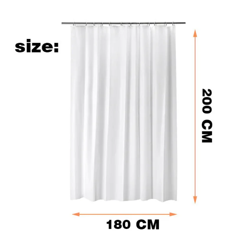 پرده حمام پیسو مدل BZ-66 سایز 180x200 سانتی متر