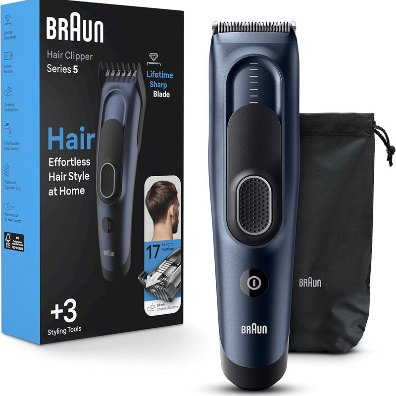 ماشین اصلاح موی سر و صورت شارژی براون مدل HC5350