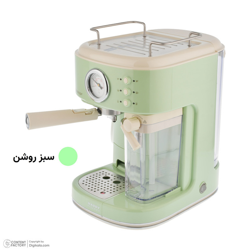 اسپرسو ساز ۱۵۰۰ میلی‌لیتر هپی کیچن مدل HK-D2083