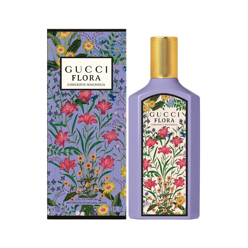 ادوپرفیوم زنانه گوچی مدل Flora Gorgeous Magnolia با رایحه خنک حجم 100 میلی‌لیتر