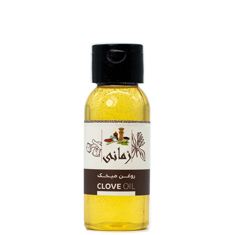 روغن میخک زمانی مدل پرس سرد حجم 65 میلی لیتر