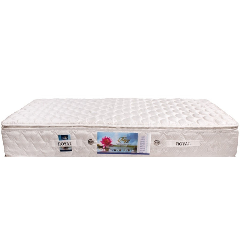 تشک رویال مدل سوپر طبی فنری کلاسیک پددار دونفره سایز 140x200 سانتیمتر