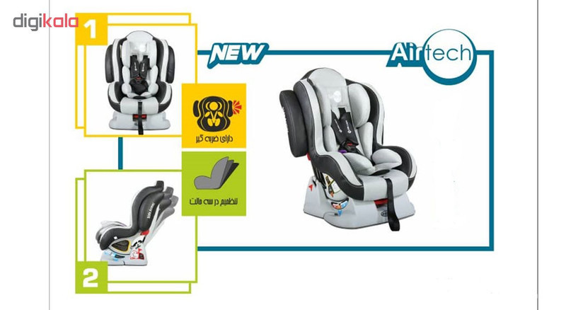 صندلی خودرو کودک دلیجان مدل Airtech