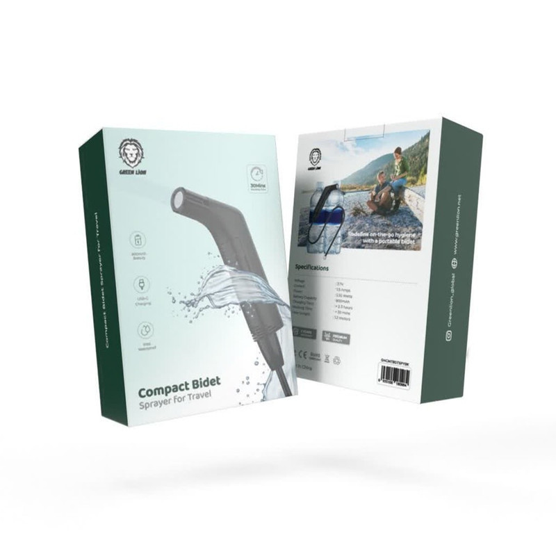 خودشور توالت فرنگی گرین لاین مدل COMPACT BIDET