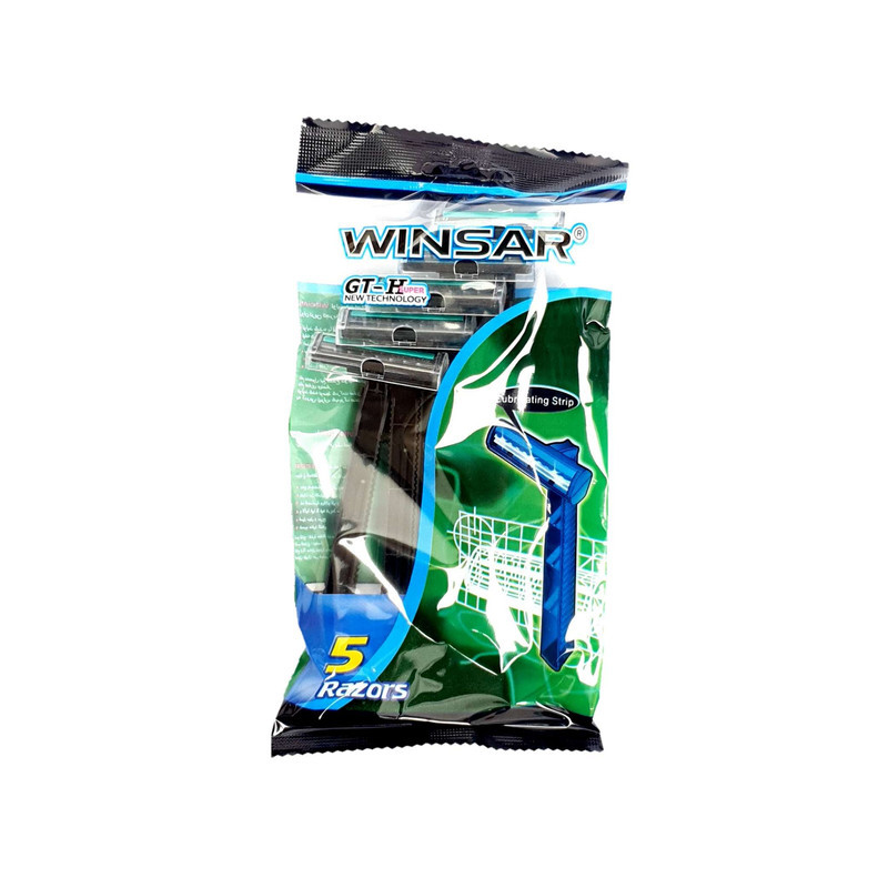 خود تراش وینسار مدل GT-H-super بسته 5 عددی