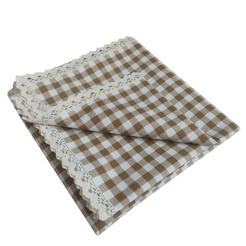سفره 4 نفره نساجی دُر هنر یزد مدل cotton-4shok سایز 90×90 سانتی متر
