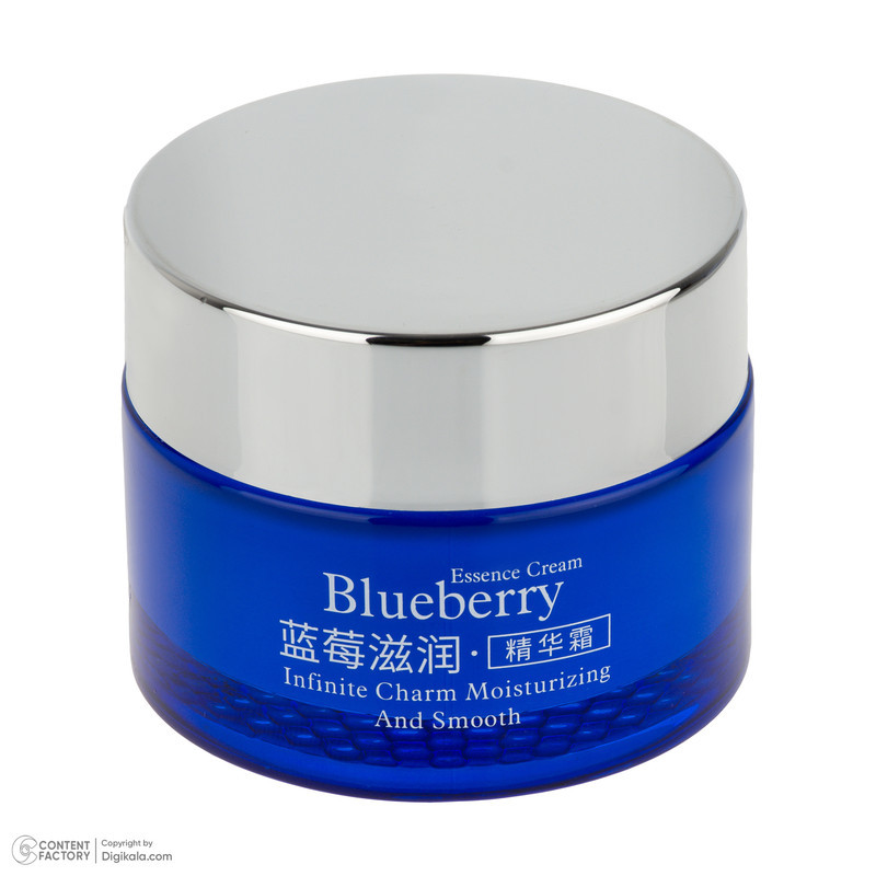 کرم مرطوب کننده صورت بی آکوا مدل Blueberry مناسب برای انواع پوست وزن 50 گرم