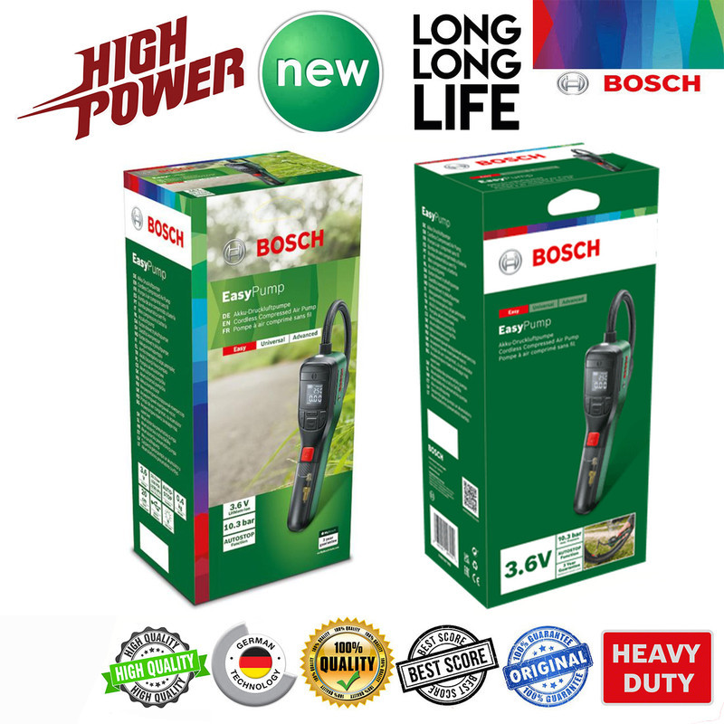 کمپرسور شارژی بوش مدل حرفه ای Easy Pump - 3.6V