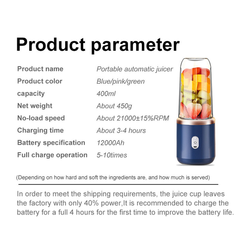 مخلوط کن مدل portable juicer