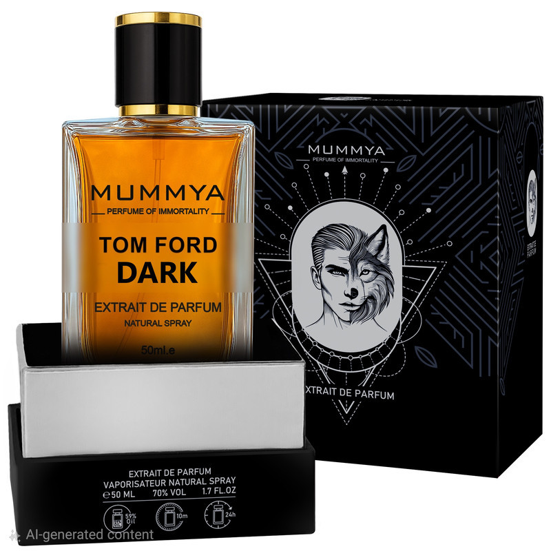اکستریت پرفیوم مردانه مومیا مدل TOM FORD DARK با رایحه تلخ حجم 50 میلی لیتر
