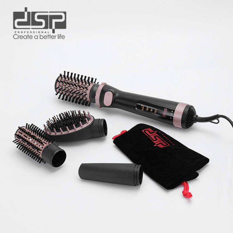 سشوار برس‌دار چرخشی 1200 وات دی اس پی مدل 50305 4in1