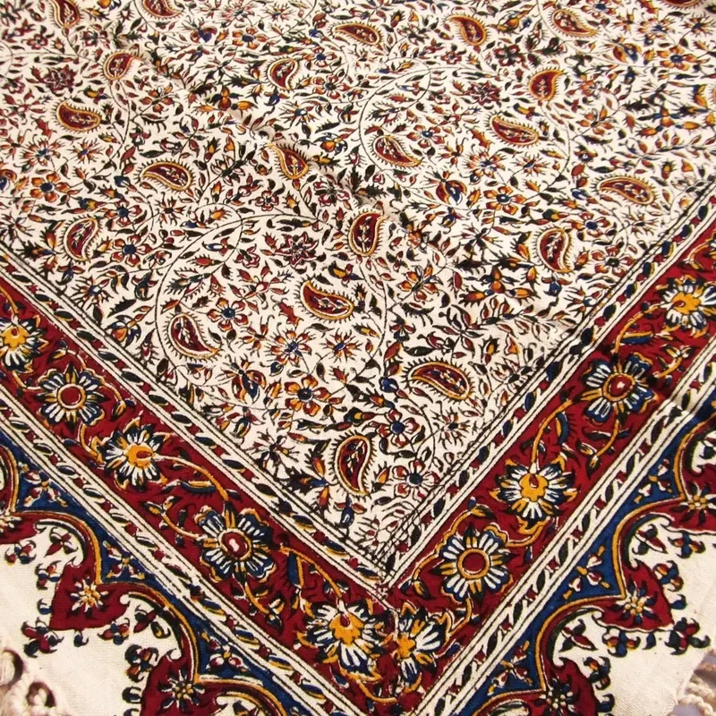 رومیزی قلمکار دن هوم طرح بته سنتی کد T.120