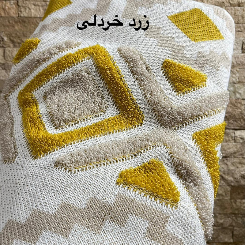 شال مبل مدل پانچدوزی سایز 190×150 سانتیمتر