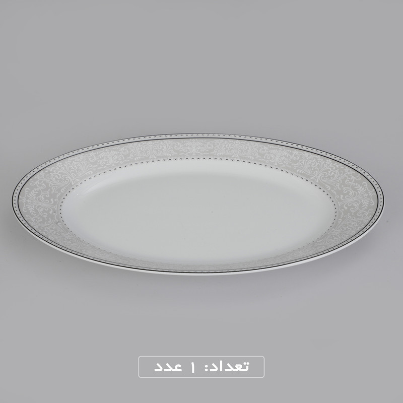 سرویس چینی 35 پارچه غذاخوری چینی زرین ایران طرح شهرزاد مدل ورونا درجه عالی