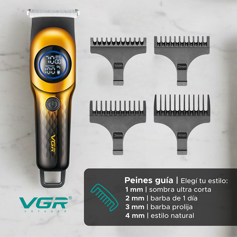 ماشین اصلاح موی سر شارژی وی جی ار مدل V-966