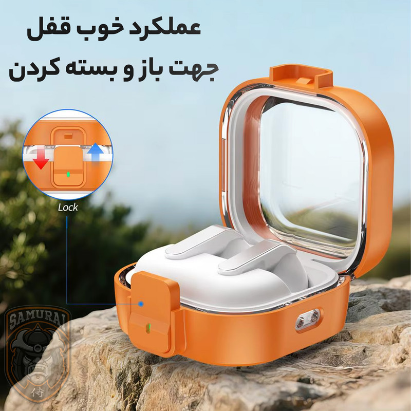 کاور سامورایی مدل Quad-48 مناسب برای کیس هدفون سامسونگ Galaxy Buds 4 Pro  Galaxy Buds 4