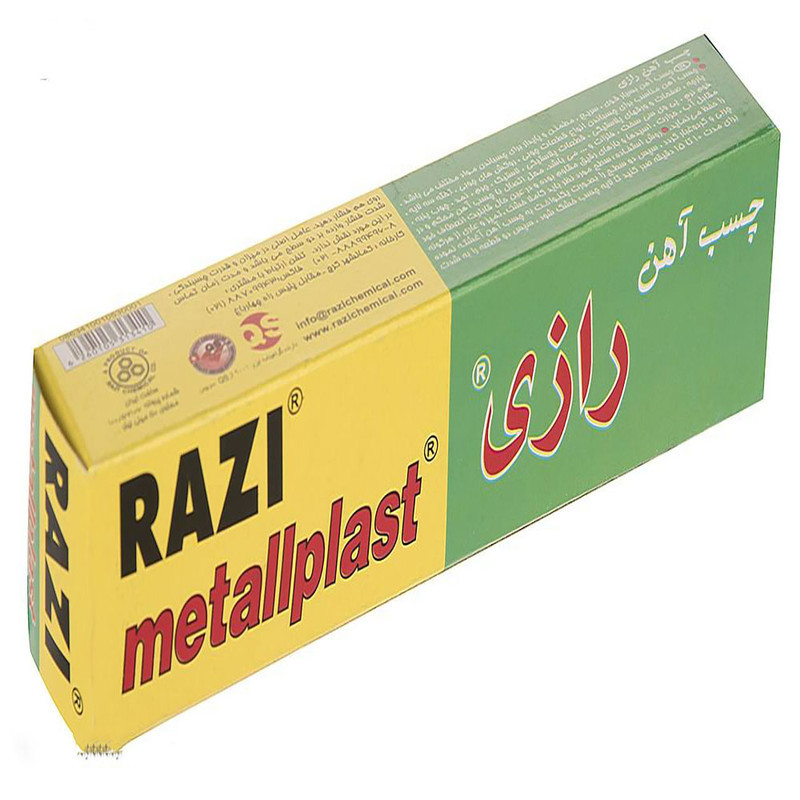 چسب آهن همه کاره رازی مدل Metallplast حجم 100 میلی لیتر