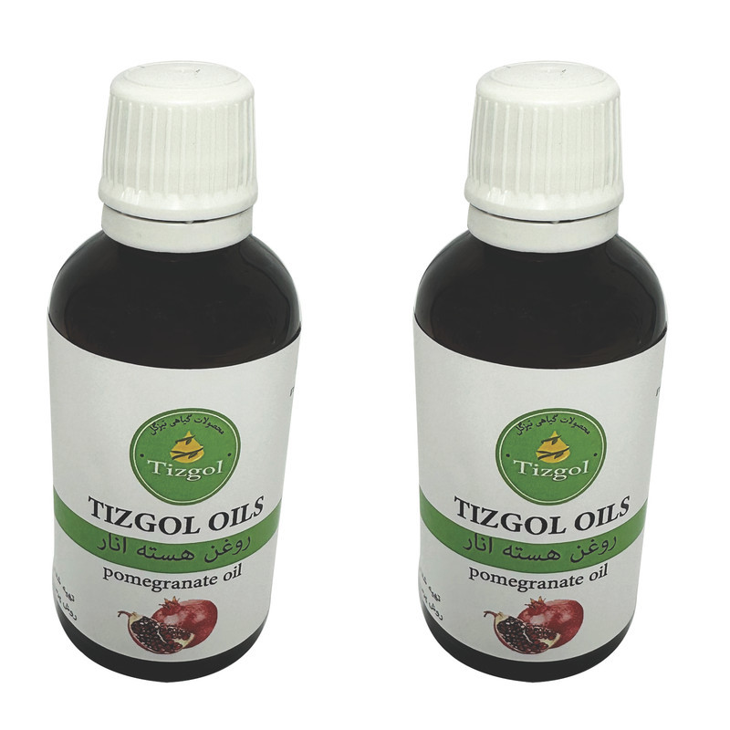 روغن هسته انار تیزگل مدل 006 حجم 100 میلی لیتر بسته 2 عددی