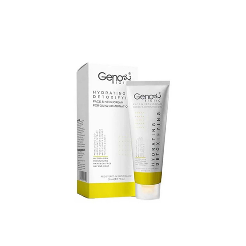کرم آبرسان ژنوبایوتیک مدل Oily Detoxifing حجم 50 میلی‌لیتر