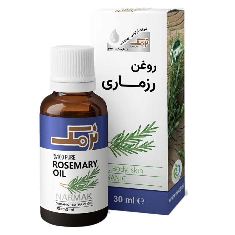 روغن بدن نرمک مدل رزمارى حجم 30 میلی لیتر