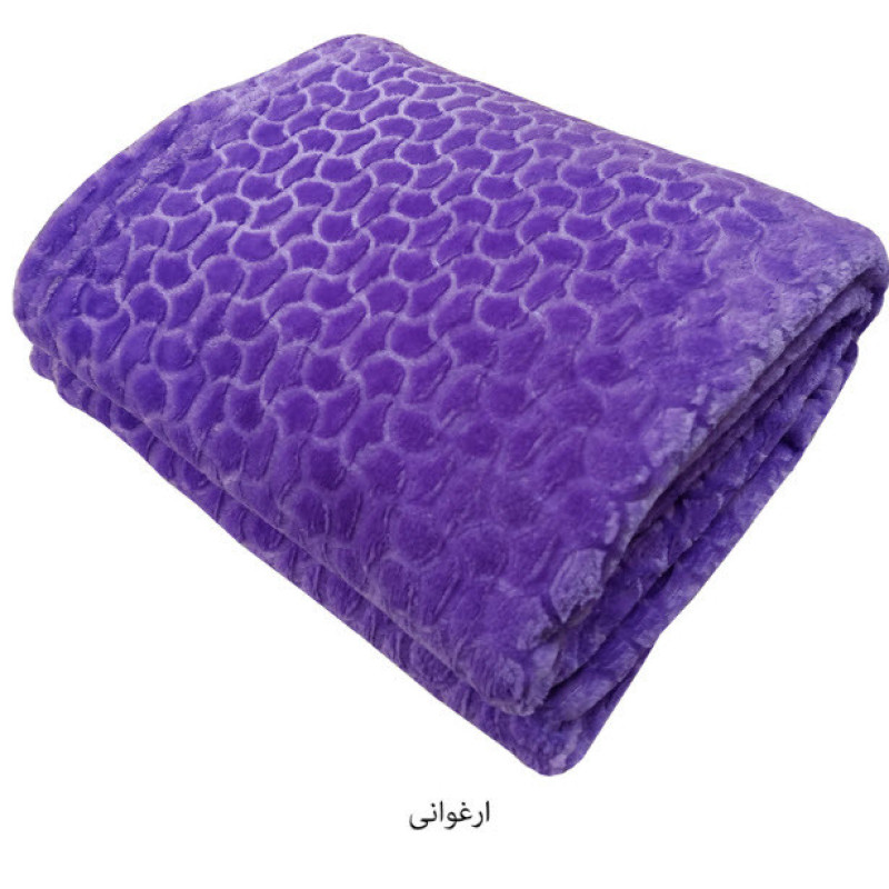 پتو مسافرتی 2 نفر گلبافت مدل فلور طرح سنگی سایز 170x210 سانتی‌متر
