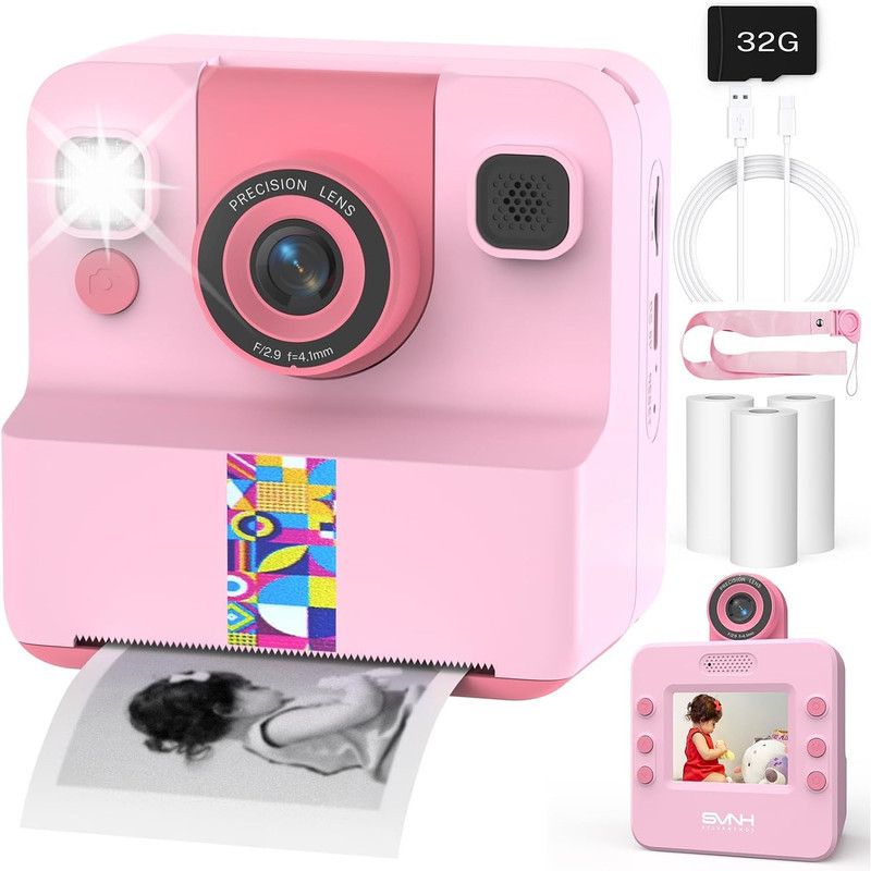 دوربین عکاسی و فیلمبرداری چاپ سریع کودک مدل Print Camera