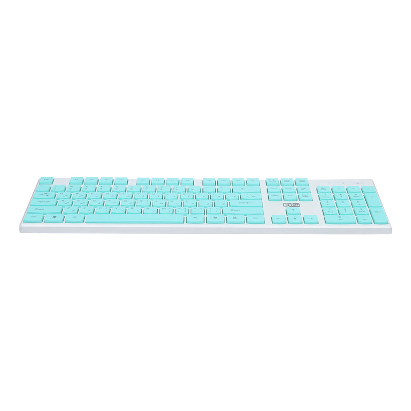 کیبورد و ماوس بی سیم اکسون مدل Gk-600، سوییچ ممبران، Full-Size