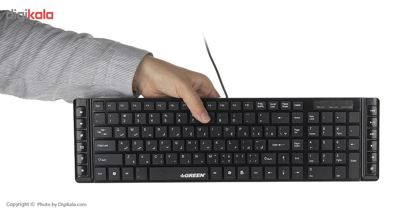 کیبورد گرین GK-301 باحروف فارسی