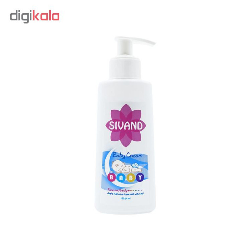 کرم مرطوب کننده کودک سیوند سری Moisturizing مدل Exo_Cream حجم ۱۵۰ میلی لیتر