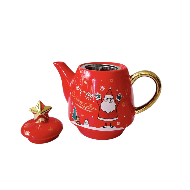 سرویس چای خوری 3 پارچه مدل کریسمس کد KIT-317